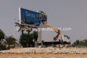 Signs replaced at entrance to Gran Alacant